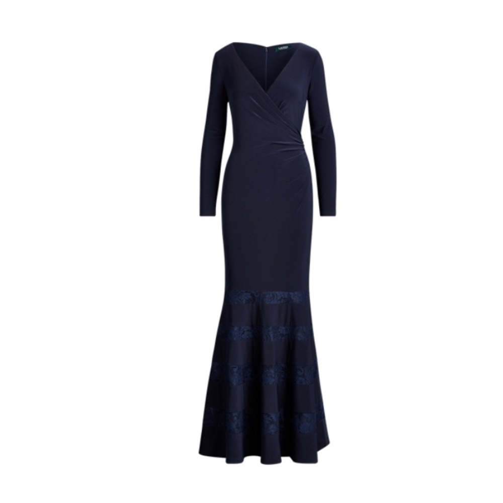 Beautiful Ralph Lauren lace panel gown